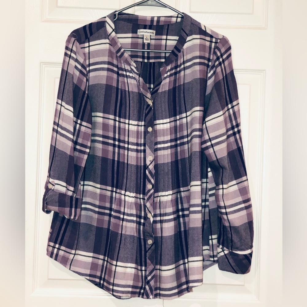 CROFT & BARROW LADIES BLOUSE SZ. L